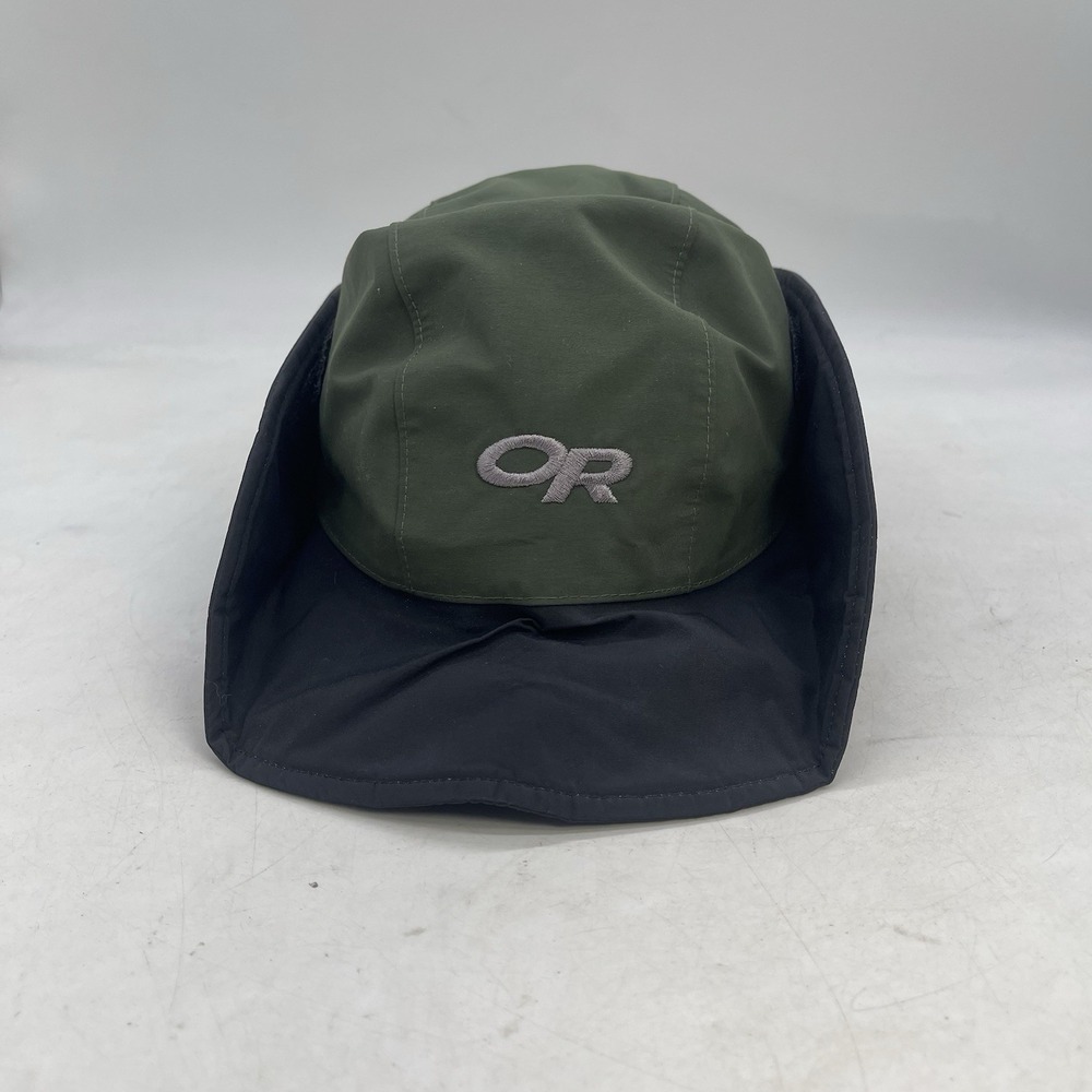 Outdoor Research Seattle Sombrero GORETEX Rain Hat Green Black Medium Waterproof